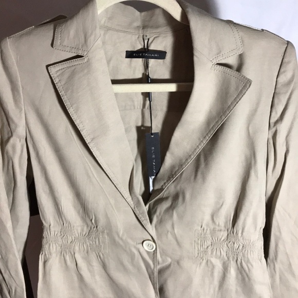 Black Label Elie Tahari Lightweight Blazer Jacket - Picture 2 of 7